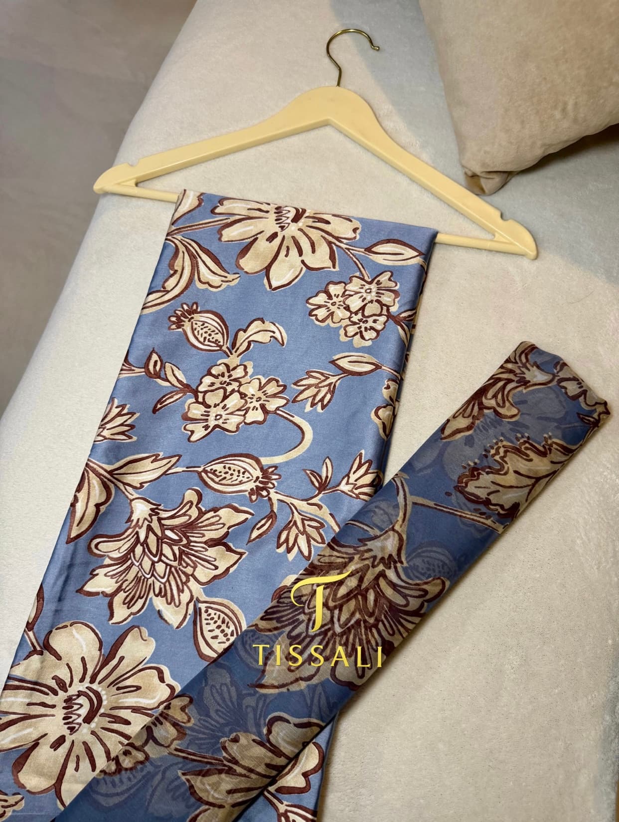 Slik soie floral